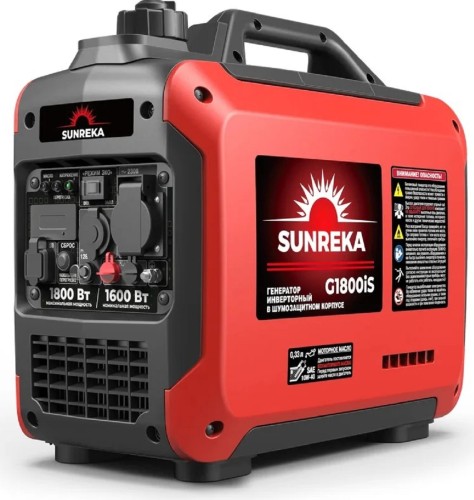 Изображение товара Генератор бензиновый SUNREKA G1800iS инверторный мощность 1800 ВА надежность и безопасность Изображение товара Генератор бензиновый SUNREKA G1800iS инверторный мощность 1800 ВА надежность и безопасность