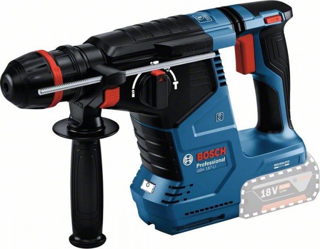 Изображение товара Перфоратор аккумуляторный BOSCH GBH 187-LI ONE Chuck без АКБ и ЗУ 0611923122 Изображение товара Перфоратор аккумуляторный BOSCH GBH 187-LI ONE Chuck без АКБ и ЗУ 0611923122