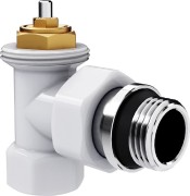 Изображение товара Набор термостатический ROYAL THERMO RATVDU11212WH угловой Design 1/2"М30х1,5 (Белый) НС-1640379