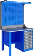 Изображение товара Верстак слесарный однотумбовый ВЕРСТАКОФФ TNC 121.16.1-2F 125115