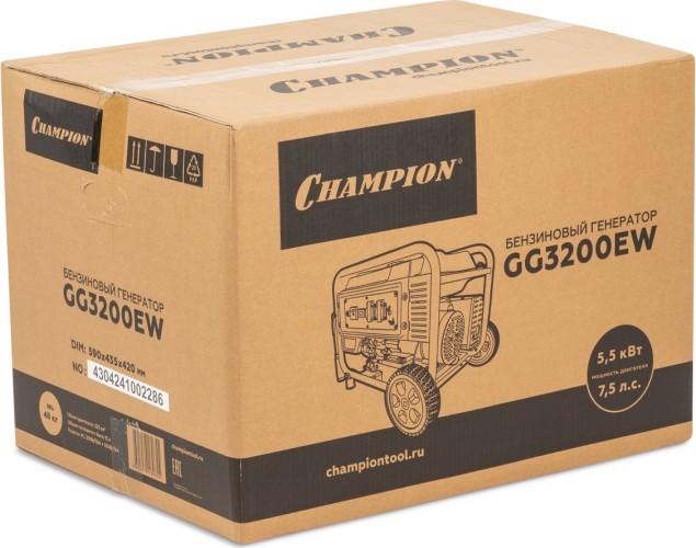 Генератор бензиновый CHAMPION GG3200EW №14
