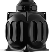 Колодец POLIMER GROUP КС-5М RUWEL с горловиной H200 и крышкой D 560 мм, черный SK05080202.001
