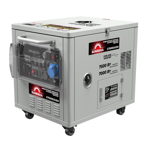Изображение товара Генератор бензиновый SUNREKA G7500EAiSM инверторный 211042