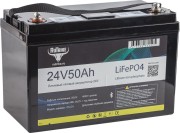 Аккумулятор RUTRIKE LiFePO4 24V/50Ah/80A BT/Display литиевый тяговый 026043