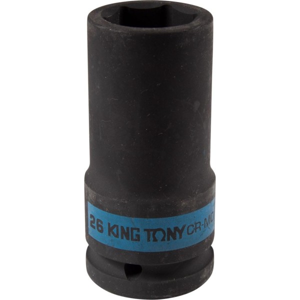 Ударная головка 6-ти гранная глубокая 3/4" KING TONY