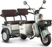 Трицикл RUTRIKE Gelbert Beta 48V/60V 800Вт Зелено-белый 3030 0000256-3030