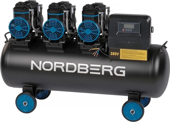 Изображение товара Компрессор поршневой безмасляный NORDBERG NCEO100/750 Изображение товара Компрессор поршневой безмасляный NORDBERG NCEO100/750
