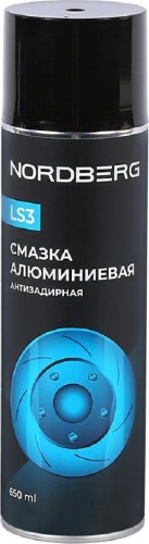 Изображение товара Смазка алюминиевая NORDBERG антизадирная 650 мл LS3-650