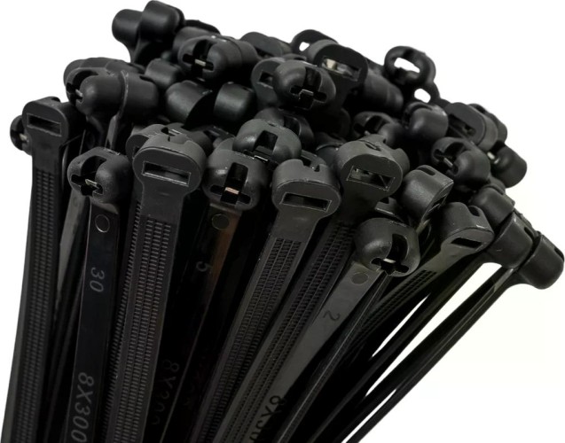Изображение товара Хомут пластиковый FORTISFLEX КСЗ 8x300 (черн) (100шт.) 74113 Изображение товара Хомут пластиковый FORTISFLEX КСЗ 8x300 (черн) (100шт.) 74113