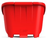Ящик для песка и химикатов POLIMER GROUP 400 л с крышкой красный №4