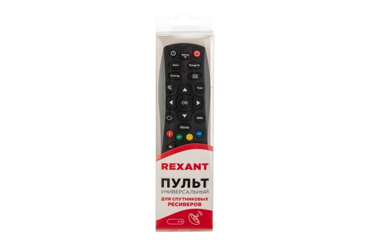 Пульт REXANT 38-0009 универсальный для ресивера №5