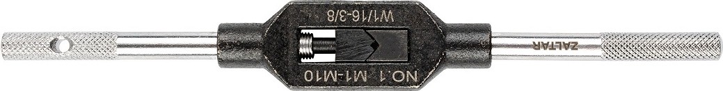 Изображение товара Метчикодержатель ZALTAR DIN 1814, GT, # 1, M1-10,Ø2.0-6.3, сталь регулируемый ZA-04952 Изображение товара Метчикодержатель ZALTAR DIN 1814, GT, # 1, M1-10,Ø2.0-6.3, сталь регулируемый ZA-04952