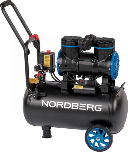 Изображение товара Компрессор поршневой безмасляный NORDBERG NCEO24/250 ресивер 24 л, 250 л/мин