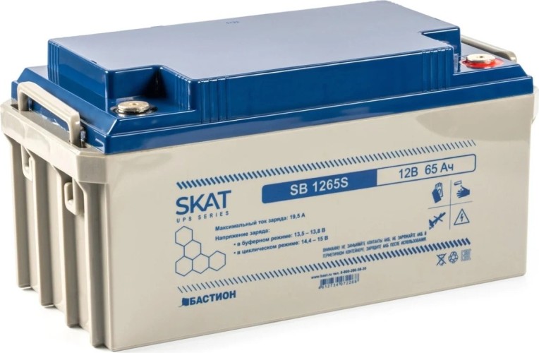 Изображение товара Аккумулятор SKAT SB 1265S 8972 Изображение товара Аккумулятор SKAT SB 1265S 8972