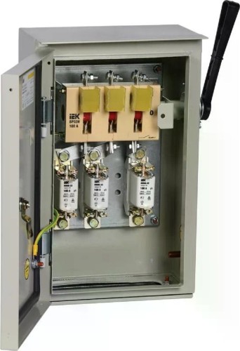 Ящик с рубильником и предохранителями IEK ЯРП-100А У1 IP54  YARP-100-74-54 №1