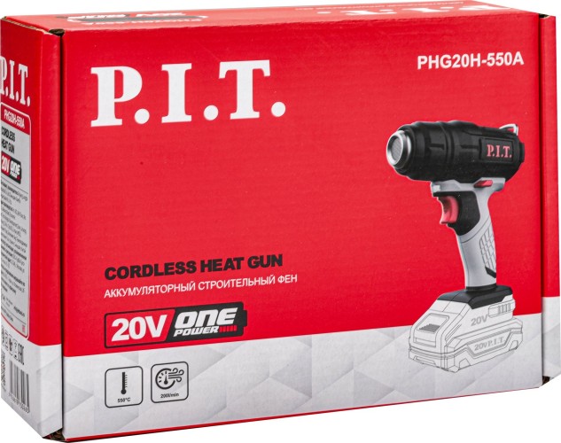Фен строительный P.I.T. PHG20H-550A Solo №12