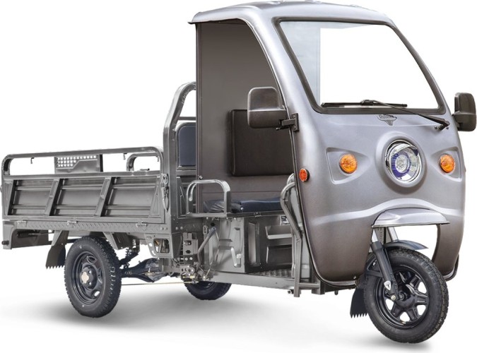 Изображение товара Трицикл грузовой RUTRIKE D4 КАБИНА 1800 60V1200W Серый 3105 025588-3105 Изображение товара Трицикл грузовой RUTRIKE D4 КАБИНА 1800 60V1200W Серый 3105 025588-3105