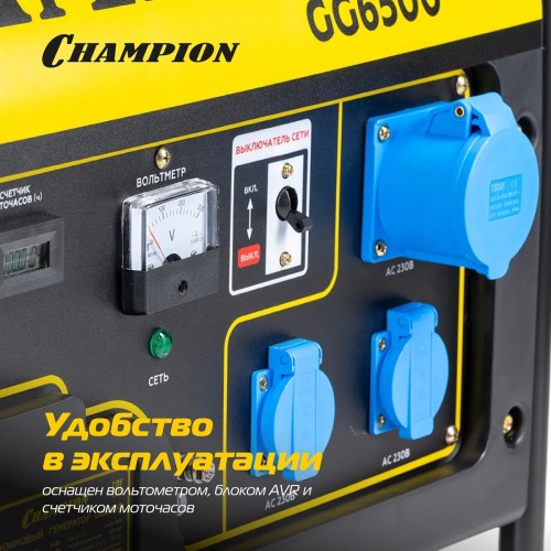 Генератор бензиновый CHAMPION GG6500 №15