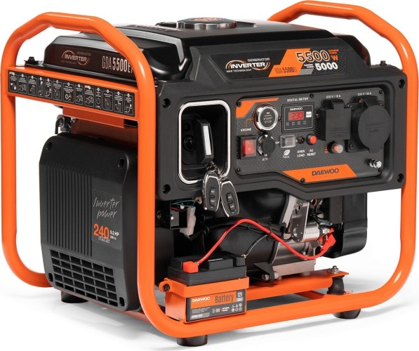 Изображение товара Генератор бензиновый DAEWOO GDA 5500 Ei инверторный GDA 5500Ei Изображение товара Генератор бензиновый DAEWOO GDA 5500 Ei инверторный GDA 5500Ei