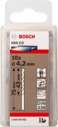 Сверло по металлу BOSCH HSS-CO 4.2 мм 10шт 2608585882 Фото №2