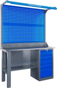 Изображение товара Верстак слесарный однотумбовый ВЕРСТАКОФФ SLF 141.15.2-2FR 116334