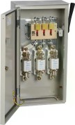Ящик IEK ЯРП-250А У1 IP54 с рубильником и предохранителями YARP-250-74-54