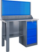 Изображение товара Верстак слесарный однотумбовый ВЕРСТАКОФФ SLF 121.13.1-1R 116301