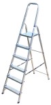 Стремянка алюминиевая АЛЮМЕТ АМ 706 6 ступеней Ам706 №1
