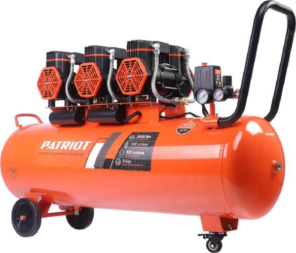 Изображение товара Поршневой безмасляный компрессор PATRIOT KDS 580 F100 100л 8 бар Изображение товара Поршневой безмасляный компрессор PATRIOT KDS 580 F100 100л 8 бар
