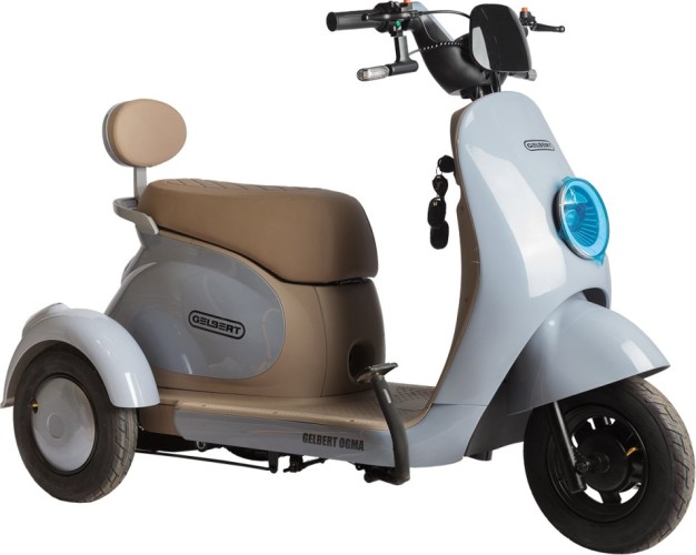 Изображение товара Трицикл RUTRIKE Gelbert Ogma 48V/60V 650Вт Серо-голубой 3051 0000252-3051