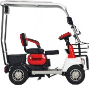 Электроскутер четырехколесный RUTRIKE Лич Красный 3260 026354-3260
