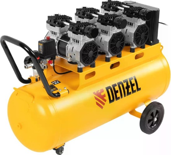 Изображение товара Компрессор поршневой безмасляный Denzel DLS 2250/100 58029