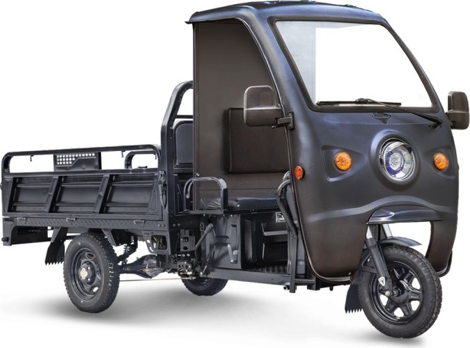 Изображение товара Трицикл грузовой RUTRIKE D4 КАБИНА 1800 60V1200W Черный 3139 025588-3139 Изображение товара Трицикл грузовой RUTRIKE D4 КАБИНА 1800 60V1200W Черный 3139 025588-3139