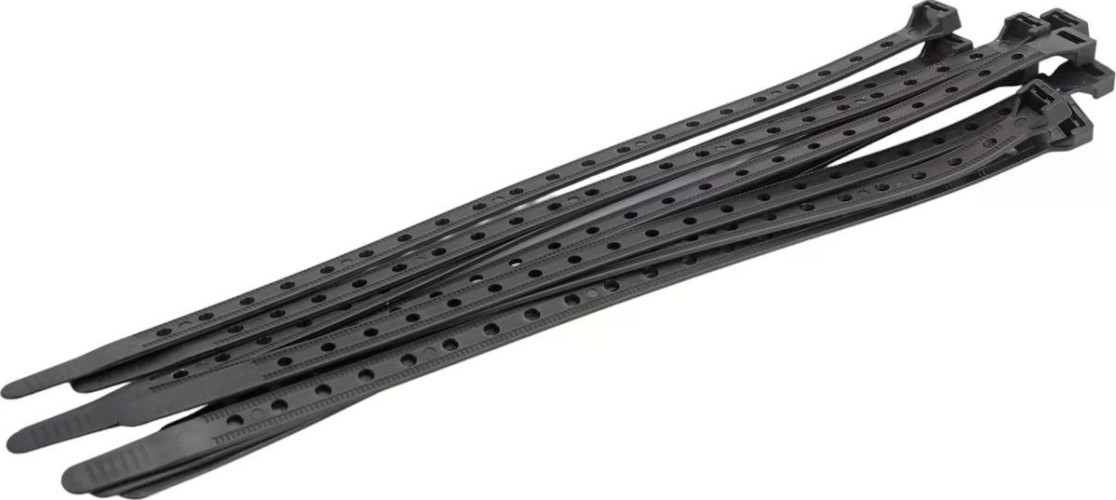 Изображение товара Хомут пластиковый FORTISFLEX КСО "Multihole" 10х280 с отверстиями под винт 81157 Изображение товара Хомут пластиковый FORTISFLEX КСО "Multihole" 10х280 с отверстиями под винт 81157