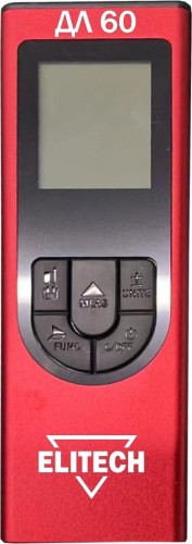 Изображение товара Лазерный дальномер ELITECH ДЛ 60 ДМ 204768 Изображение товара Лазерный дальномер ELITECH ДЛ 60 ДМ 204768