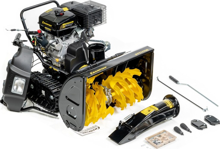 Снегоуборщик бензиновый гусеничный электростартер CHAMPION STT1170E №13