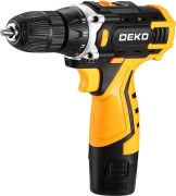 Изображение товара Дрель-шуруповерт аккумуляторная DEKO DKCD12V SET1 в кейсе + оснастка 13 шт, 2*2,0Ач 083-1022