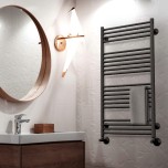 Полотенцесушитель ROYAL THERMO Casa black П21 500х1200 электро (встроен. диммер) НС-1434016 №3