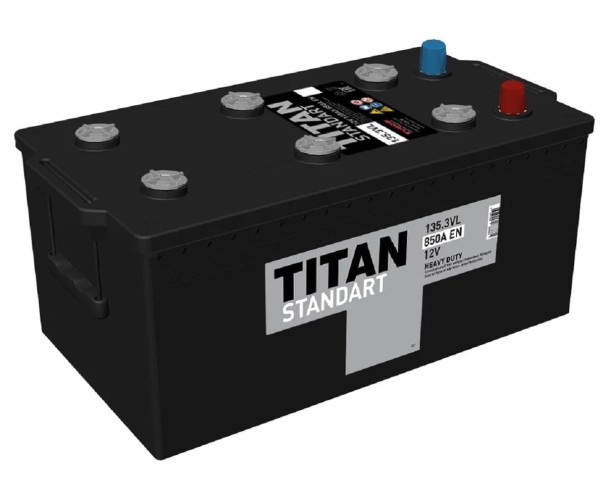 Аккумулятор TITAN STANDART 135.3 VL 850А 4607008884456 №1
