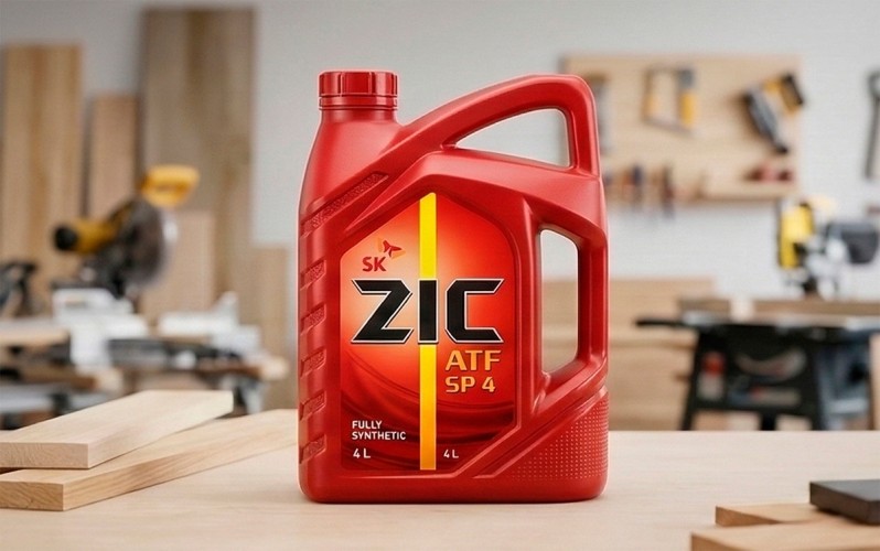Масло трансмиссионное ZIC ATF SP 4 4 л 162646 — купить в Москве