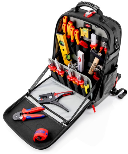 Изображение товара Набор электромонтажного инструмента KNIPEX KN-002150E Modular X18 в рюкзаке,22 предм. Изображение товара Набор электромонтажного инструмента KNIPEX KN-002150E Modular X18 в рюкзаке,22 предм.