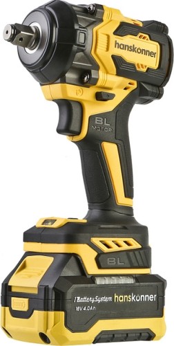 Изображение товара Гайковерт аккумуляторный HANSKONNER HCD20600BLC PLATINUM 18в