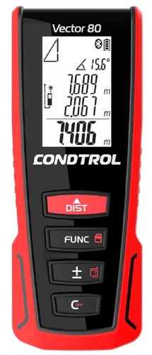 Изображение товара Лазерный дальномер CONDTROL Vector 80 1-4-099 Изображение товара Лазерный дальномер CONDTROL Vector 80 1-4-099