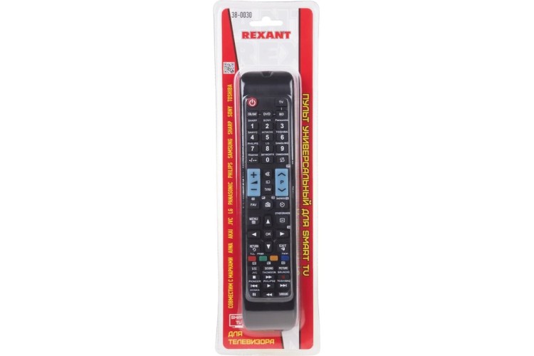 Пульт для телевизора REXANT 38-0030 универсальный с функцией SMART TV (ST-01) 51 кноп. №2