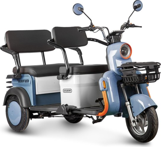 Изображение товара Трицикл RUTRIKE Gelbert Beta 48V/60V 800Вт Сине-белый 3029 0000256-3029 Изображение товара Трицикл RUTRIKE Gelbert Beta 48V/60V 800Вт Сине-белый 3029 0000256-3029