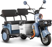 Трицикл RUTRIKE Gelbert Beta 48V/60V 800Вт Сине-белый 3029 0000256-3029