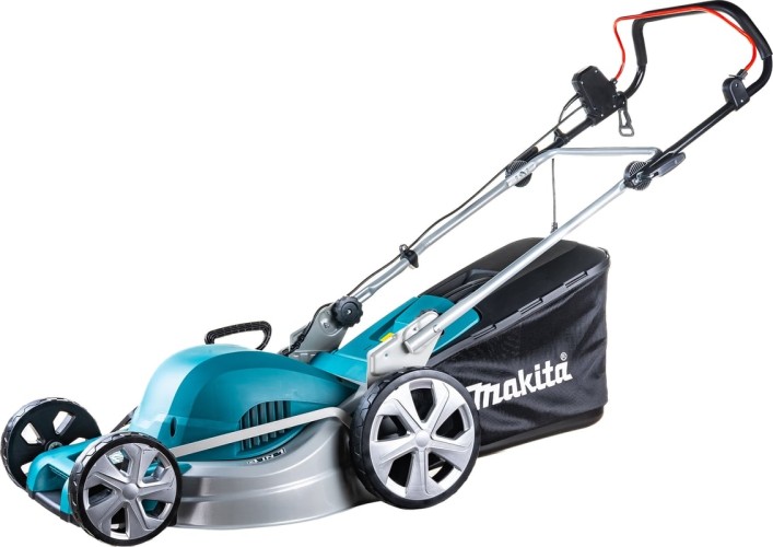 Изображение товара Электрическая газонокосилка MAKITA ELM4620 с боковым выбросом и травосборником Изображение товара Электрическая газонокосилка MAKITA ELM4620 с боковым выбросом и травосборником