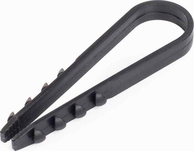 Изображение товара Дюбель-хомут FORTISFLEX ДХ 19–25 черный, 100шт. 59566 Изображение товара Дюбель-хомут FORTISFLEX ДХ 19–25 черный, 100шт. 59566