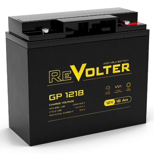 Изображение товара Аккумулятор REVOLTER GP 1218 Изображение товара Аккумулятор REVOLTER GP 1218