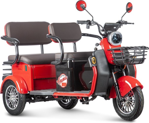 Изображение товара Трицикл RUTRIKE Gelbert Kappa 48V/60V 650Вт Красный 3044 0000268-3044 Изображение товара Трицикл RUTRIKE Gelbert Kappa 48V/60V 650Вт Красный 3044 0000268-3044